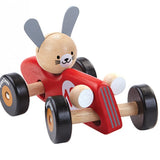 Plan Toys Rabbit Racing Car - Red