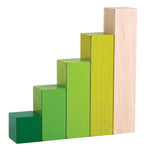 The Plan Toys Ordering Blocks on a plain background. 