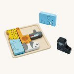 The PlanToys Animal Puzzle Game on a plain background. 