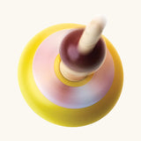 Above view of the PlanToys ballet spinning in action. 