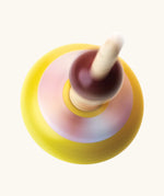 Above view of the PlanToys ballet spinning in action. 