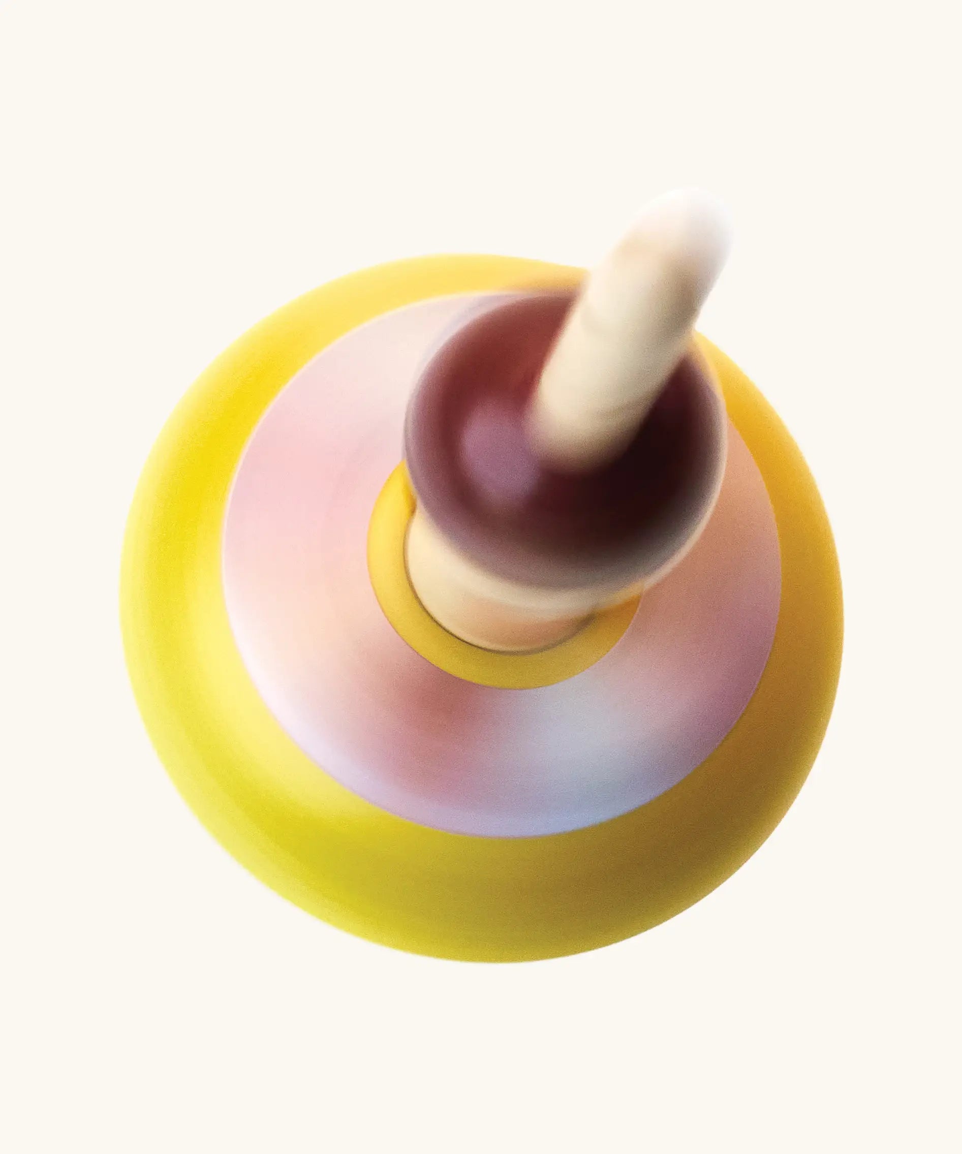 Above view of the PlanToys ballet spinning in action. 