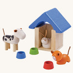 PlanToys Dolls House Pets & Accessories play set on a plain background.