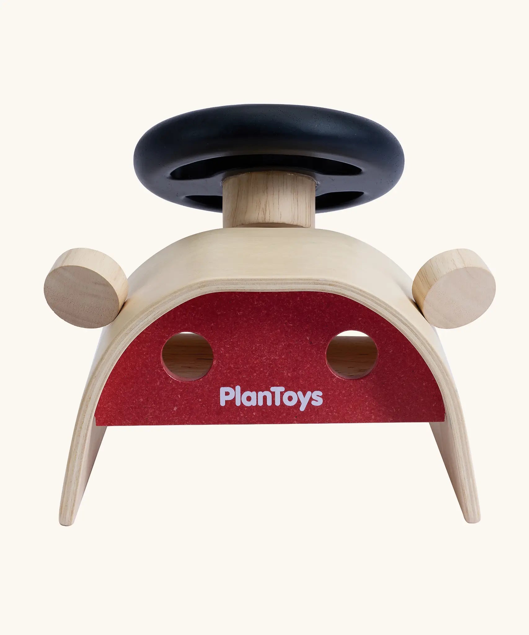 Front of the PlanToys Driving Console wooden toy.