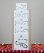 PlanToys XL Rubber Road and Rail Set. The PlanToys rubber road and rail set with 4 additional extension sets. 