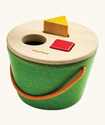 PlanToys Geo Sorting Bucket wooden shape sorting toy