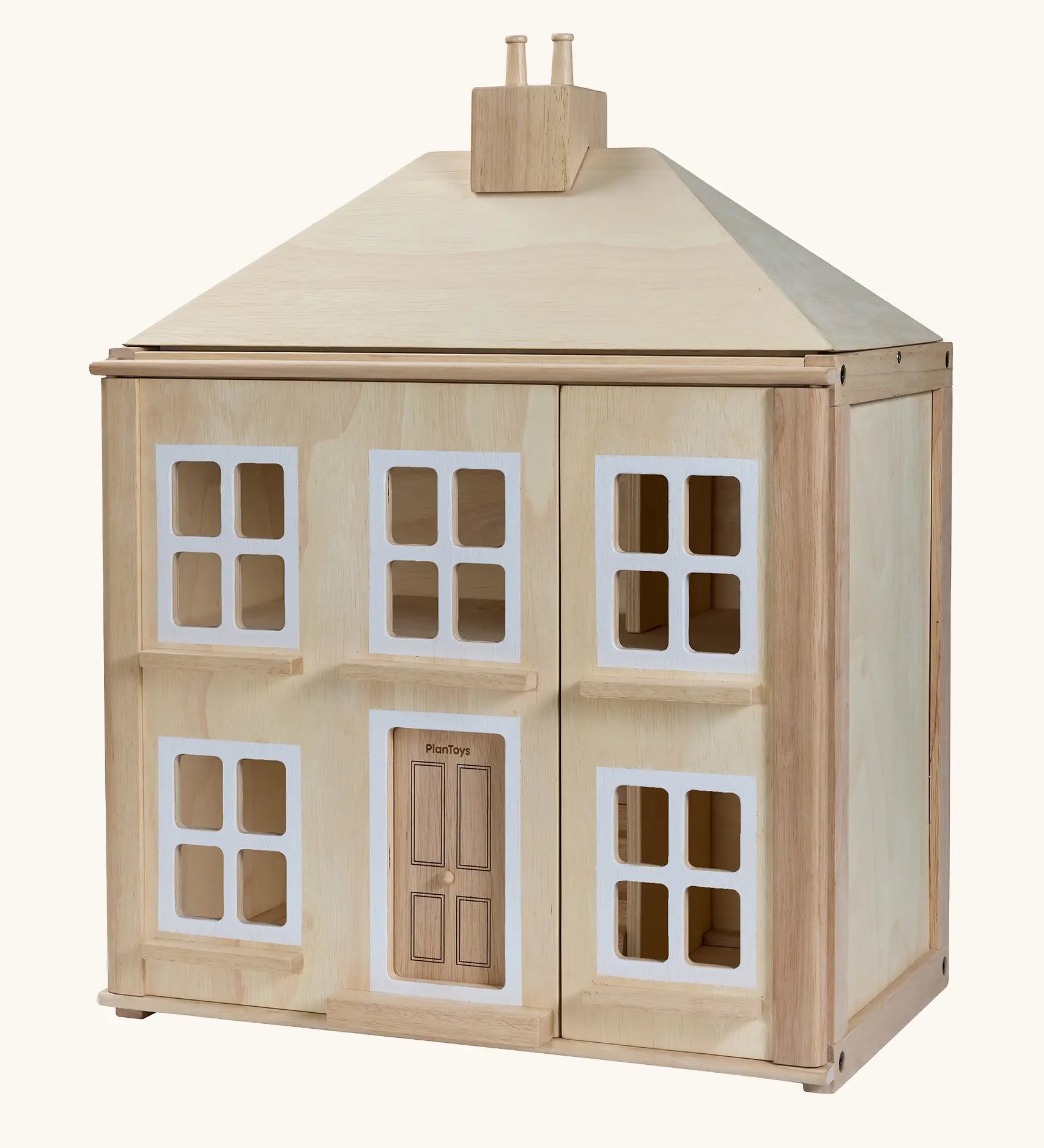 PlanToys wooden Georgian dollhouse children's toy. 