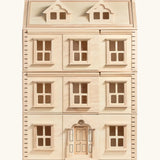 Front of the PlanToys Grand Victorian wooden Dollhouse.