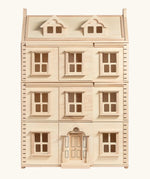 Front of the PlanToys Grand Victorian wooden Dollhouse.