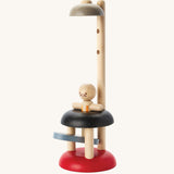 PlanToys Natural Rubberwood Jumping Acrobat Toy. PlanToys have a vast range of sustainable wooden toys are available at Babipur.