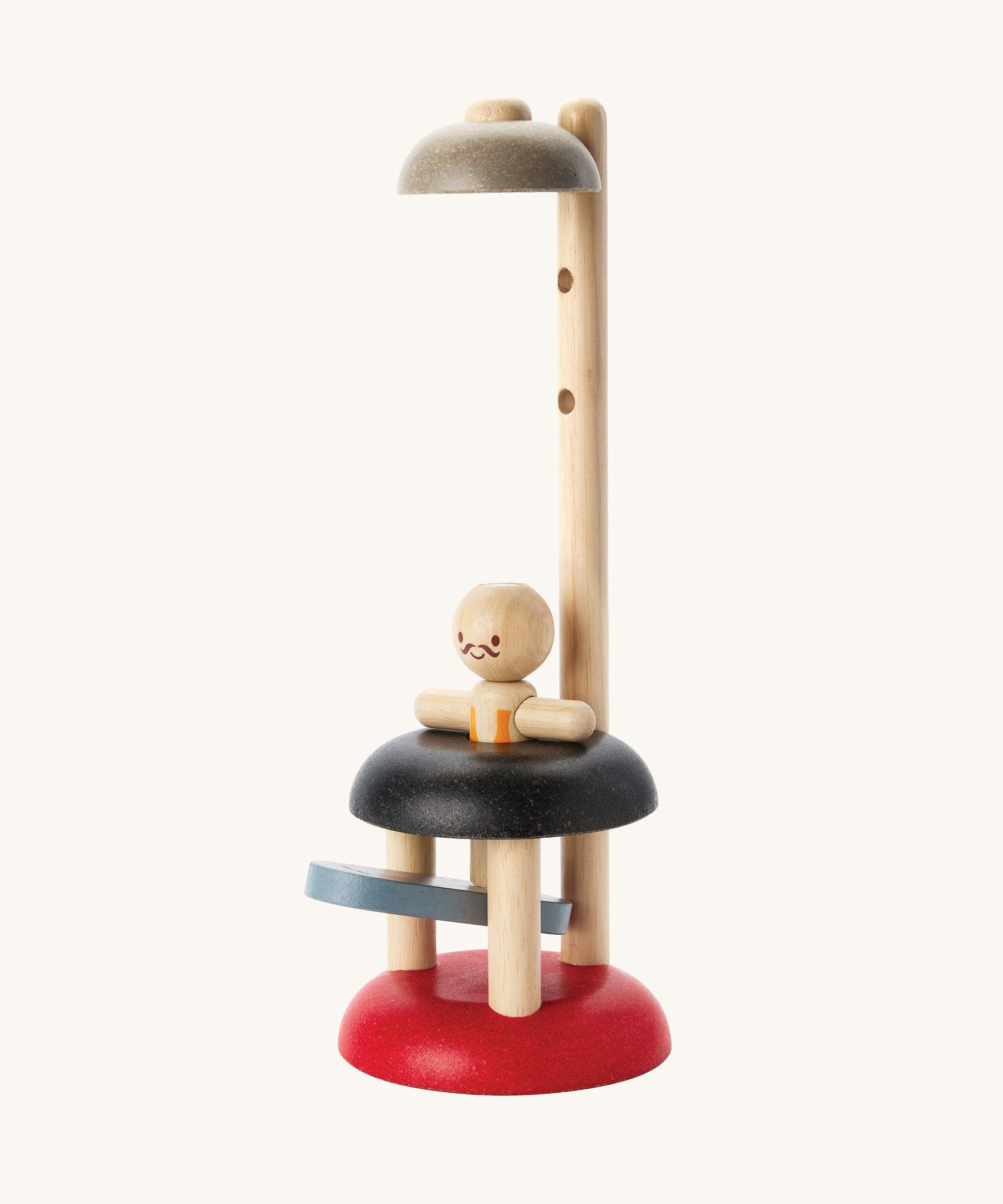 PlanToys Natural Rubberwood Jumping Acrobat Toy. PlanToys have a vast range of sustainable wooden toys are available at Babipur.