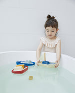 cargo ship and sail boat toys