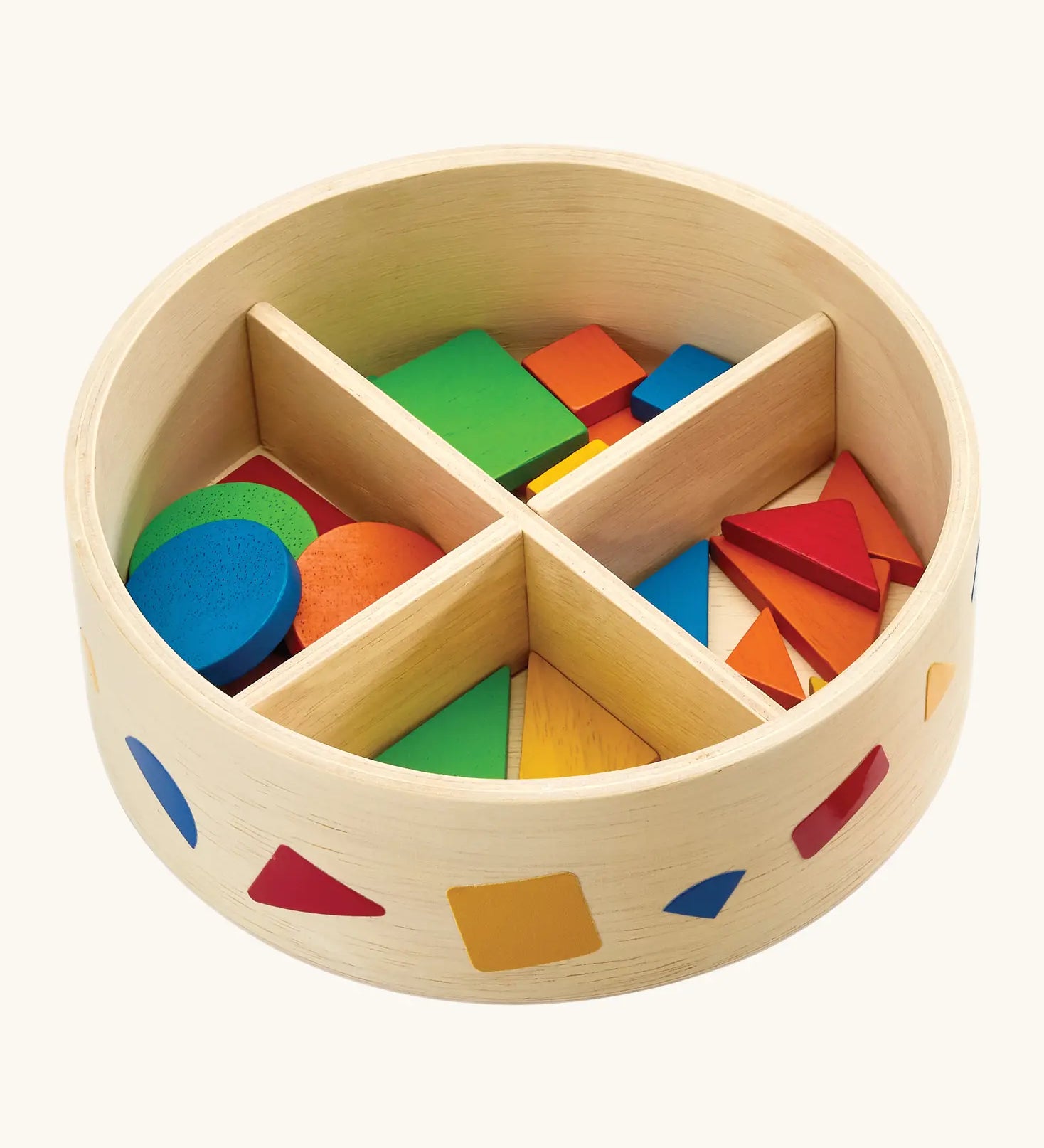 PlanToys Mosaic wooden pattern making toy, alternate view