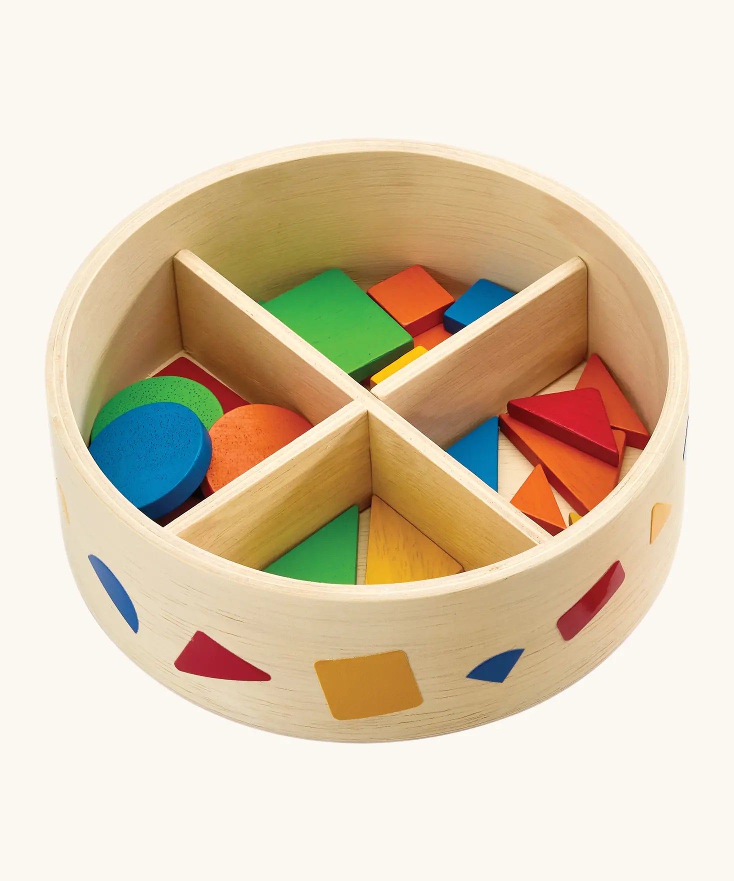 PlanToys Mosaic wooden pattern making toy, alternate view