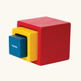 PlanToys nesting boxes wooden toy set.