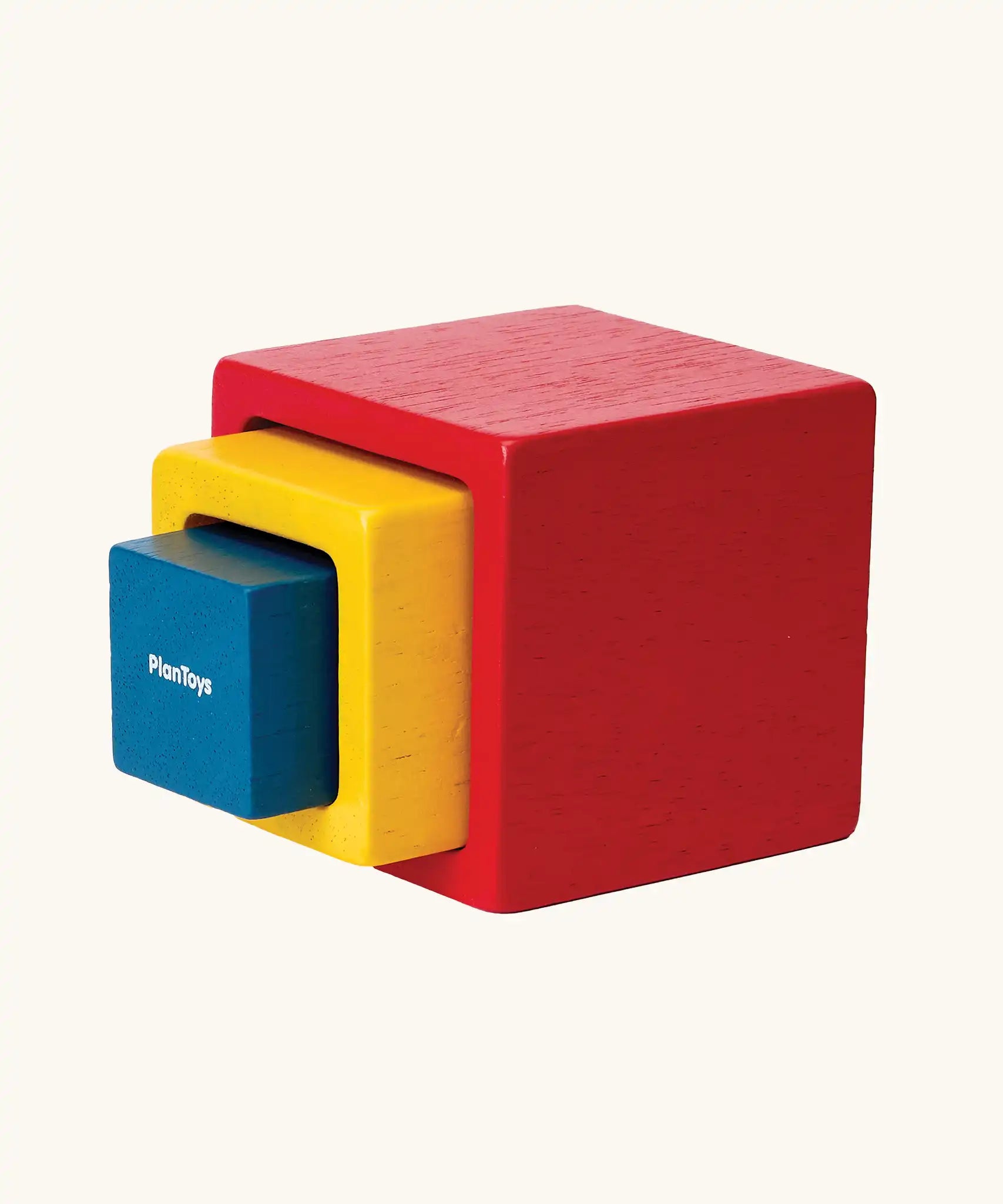 PlanToys nesting boxes wooden toy set.