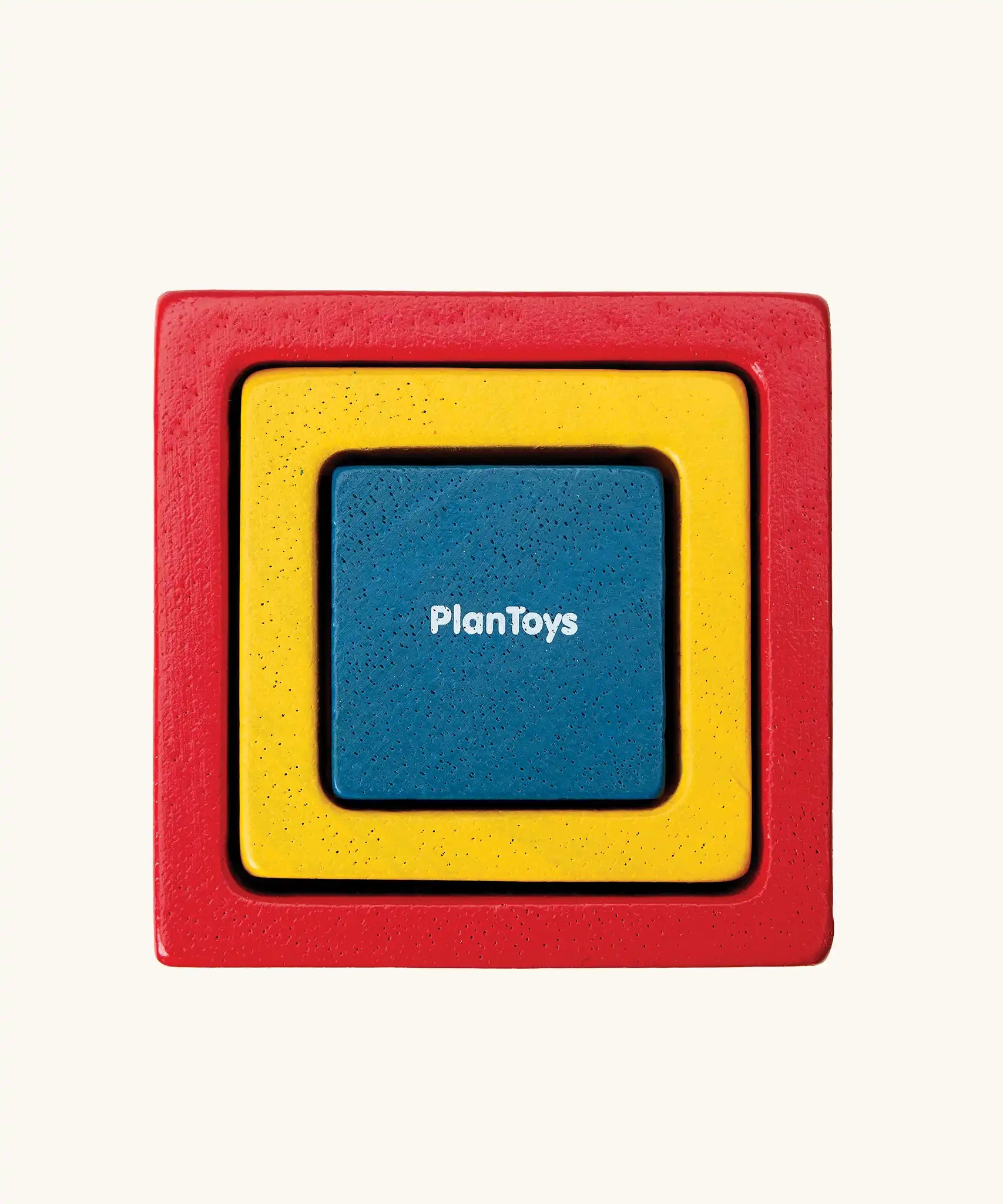 Overhead view of the PlanToys nesting boxes.