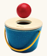 PlanToys Pop 'n' Drop Bucket wooden baby sorting toy
