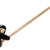 PlanToys kids plastic-free climbing gorilla toy on a white background
