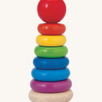 The PlanToys Stacking Ring on a plain background. 