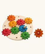 PlanToys spinning gear wooden toy playset.