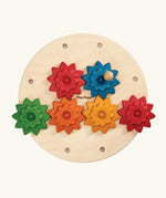 PlanToys spinning gear wooden toy playset.