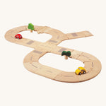 The PlanToys Standard Road System on a plain background. 