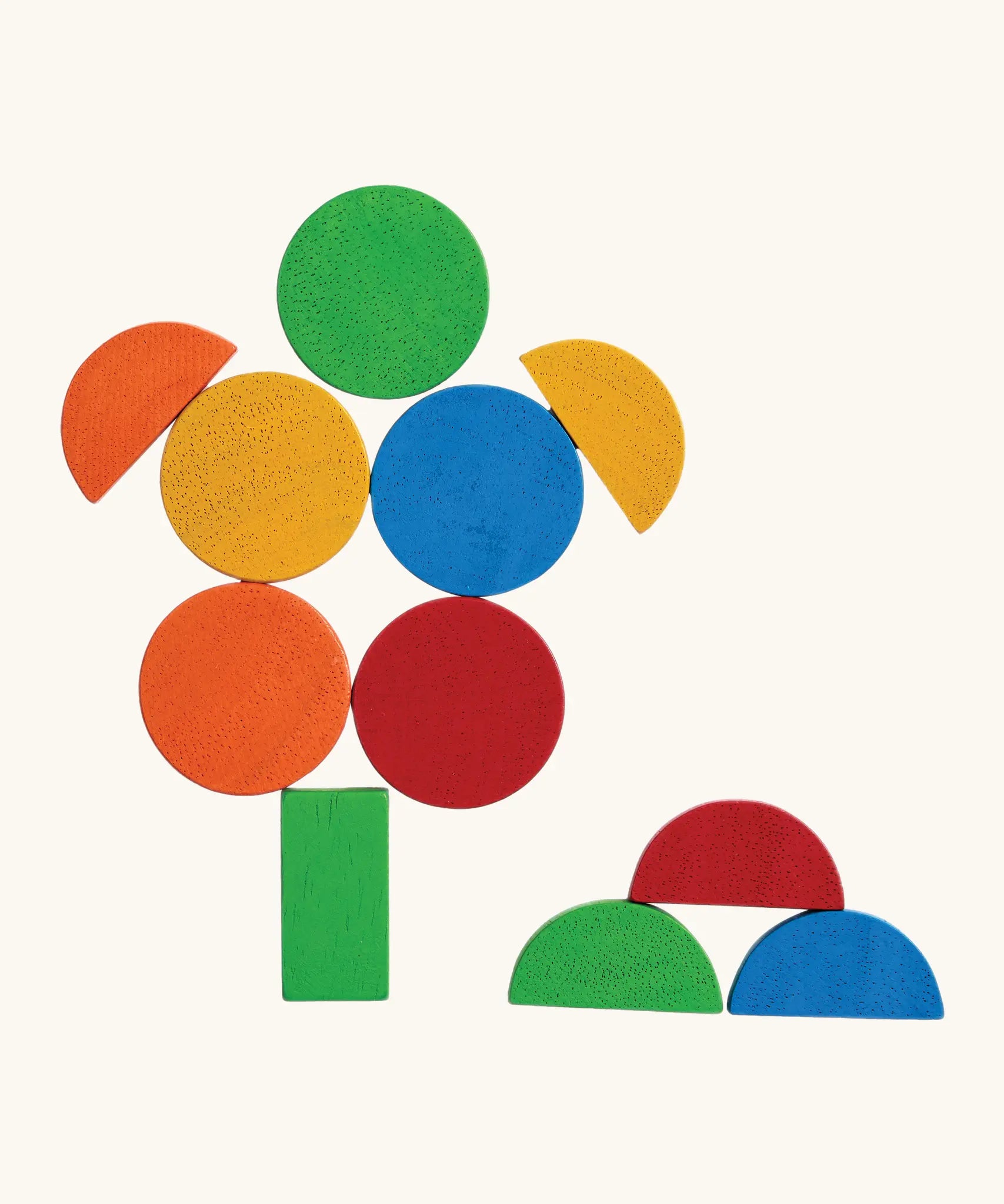 Toddler shape pattern toy from PlanToys, alternate view