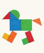 Toddler shape pattern toy from PlanToys, alternate view