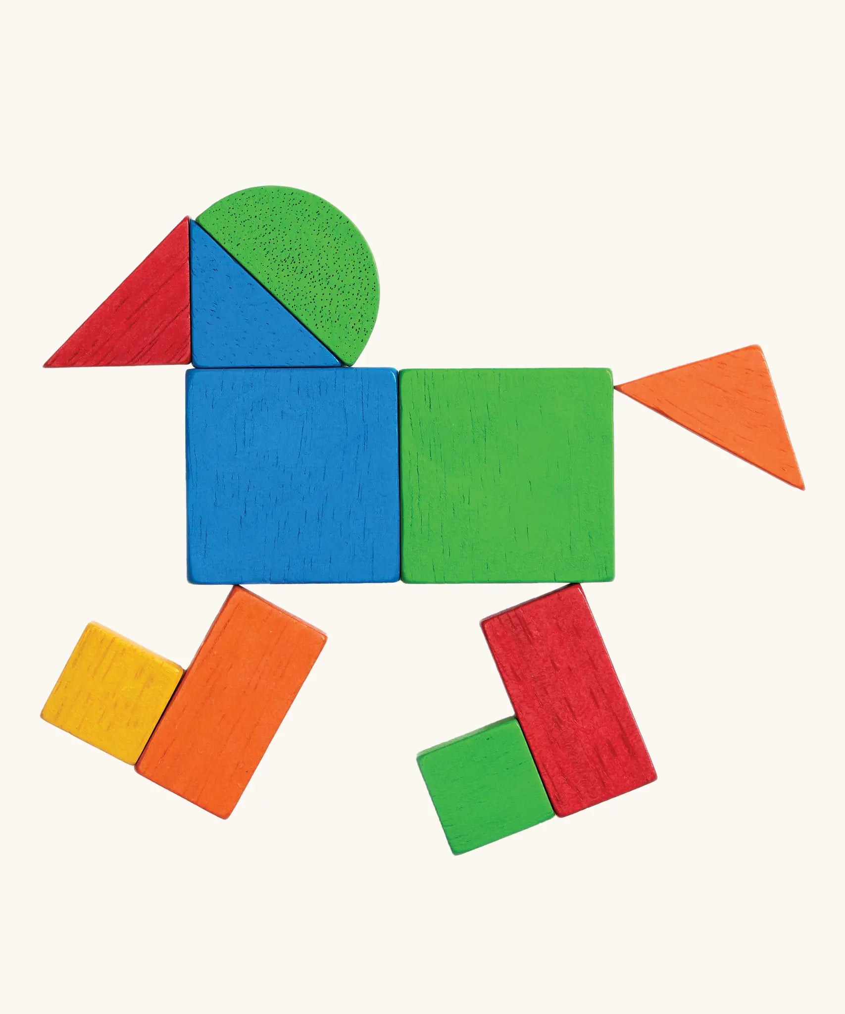 Toddler shape pattern toy from PlanToys, alternate view