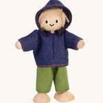 PlanToys Boy Doll on a plain background. 