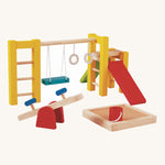 The PlanToys Playground on a plain background. 

