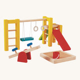 The PlanToys Playground on a plain background. 
