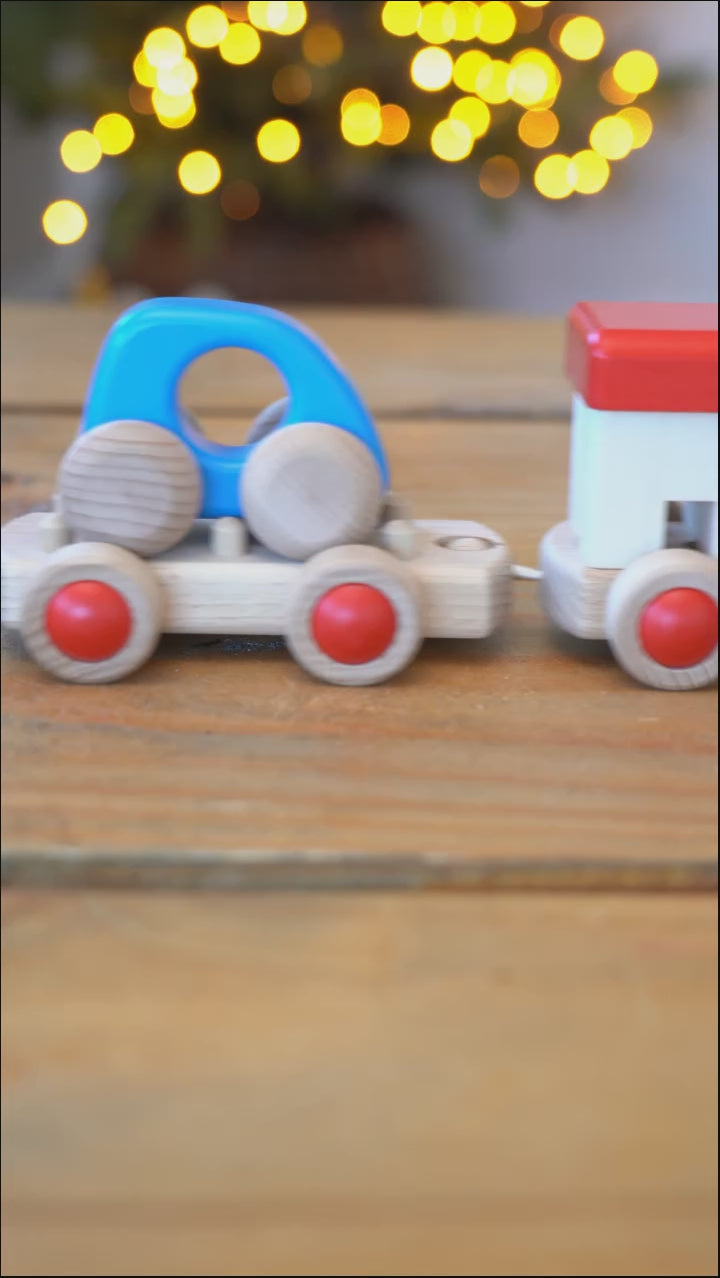 Bajo wooden toy train explained