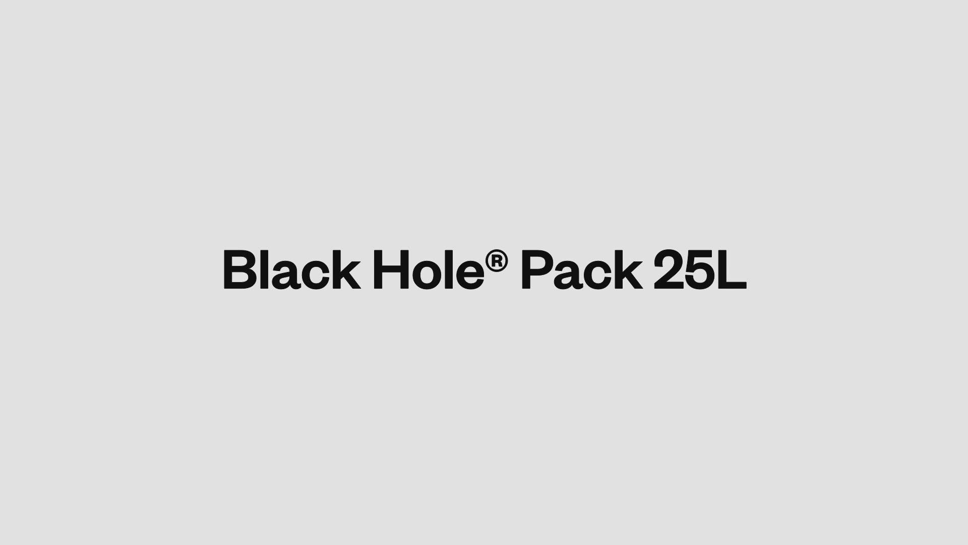 A brief video giving a closer look at the Patagonia black hole 25L backpack