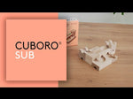 Video showing the Cuboro Sub Wooden Marble Run Set in detail.