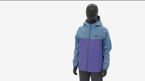A video detailing the features of the Patagonia Kids Torrentshell 3L Rain Jacket.