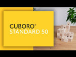 Video showing the Cuboro Standard Wooden Marble Run Set - 50 Pieces in detail.
