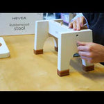 How to assemble the Hevea Rubberwood Step Stool