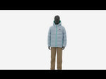 A video detailing the features on the Patagonia Kids' Hi-Loft down sweater hoody Coat. 