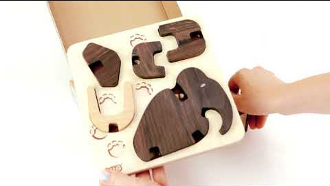 A video by Bajo showing the Bajo Puzzle & Sorter - Black Oak Mammoth