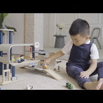 A video featuring the PlanToys PlanWorld Central Station Wooden toy. 