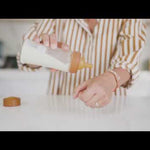 How to use the Hevea WIde Neck Baby Glass Bottle.