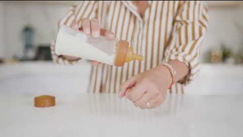 How to use the Hevea WIde Neck Baby Glass Bottle.