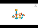 A video featuring the PlanToys Mini Stacking Game.
