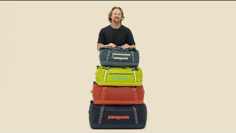 A video detailing the features of the Patagonia Black Hole Duffel bags.