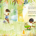Pages of the Rainbow Hands childrens book by Mamta Nainy and Jo Loring-Fisher from Lantana Publishing