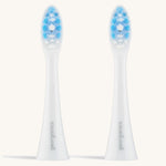 A pair of the Georganics replacement 35000spm sonic toothrbrush