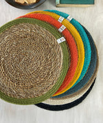 The ReSpiin jute and seagrass handmade table mats.