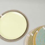 ReSpiin Spiral Jute Natural / White Tablemat